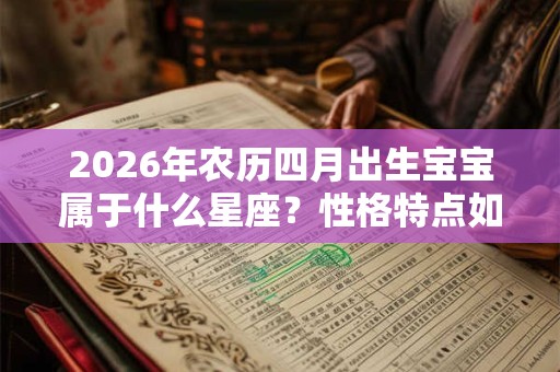 2026年农历四月出生宝宝属于什么星座?性格特点如何? 2026年农历四月出生宝宝属于什么星座?性格特点如何?