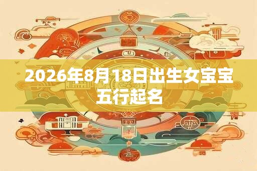 2026年8月18日出生女宝宝五行起名