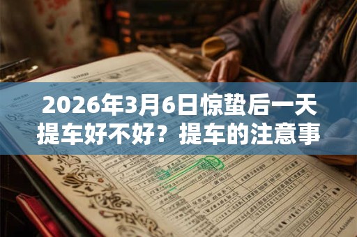 2026年3月6日惊蛰后一天提车好不好?提车的注意事项? 2026年3月6日惊蛰后一天提车好不好?提车的注意事项?