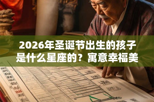 2026年圣诞节出生的孩子是什么星座的?寓意幸福美满? 2026年圣诞节出生的孩子是什么星座的?寓意幸福美满?