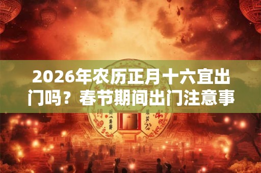 2026年农历正月十六宜出门吗？春节期间出门注意事项！