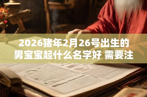 2026猪年2月26号出生的男宝宝起什么名字好 需要注意什么 2026猪年2月26号出生的男宝宝起什么名字好 需要注意什么
