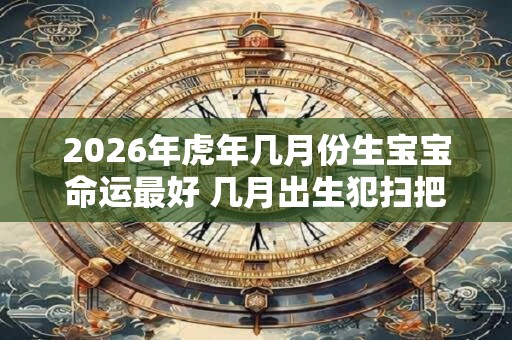 2026年虎年几月份生宝宝命运最好 几月出生犯扫把星