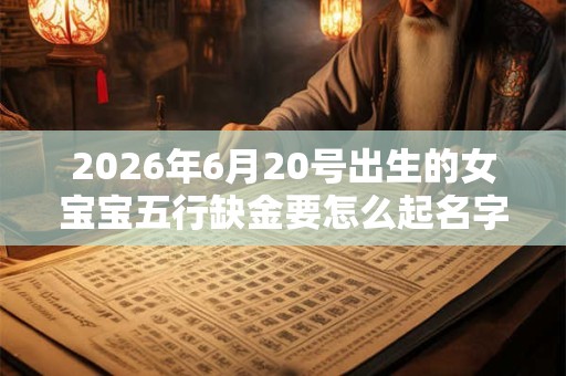 2026年6月20号出生的女宝宝五行缺金要怎么起名字 2026年6月20号出生的女宝宝五行缺金要怎么起名字