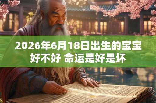 2026年6月18日出生的宝宝好不好 命运是好是坏 2026年6月18日出生的宝宝好不好 命运是好是坏