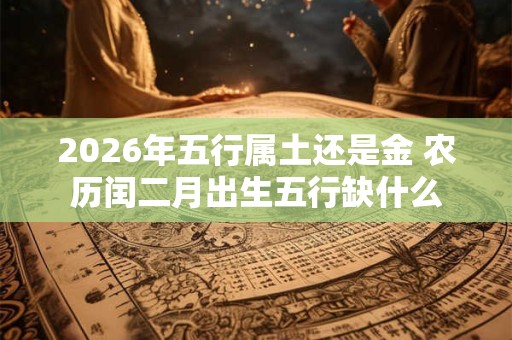 2026年五行属土还是金 农历闰二月出生五行缺什么 2026年五行属土还是金 农历闰二月出生五行缺什么