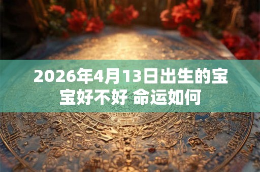 2026年4月13日出生的宝宝好不好 命运如何 2026年4月13日出生的宝宝好不好 命运如何