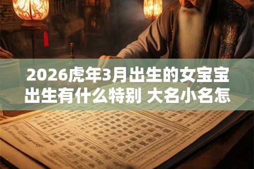 2026虎年3月出生的女宝宝出生有什么特别 大名小名怎么起 2026虎年3月出生的女宝宝出生有什么特别 大名小名怎么起