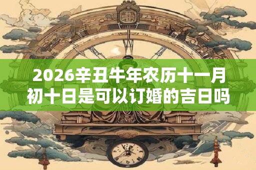 2026辛丑牛年农历十一月初十日是可以订婚的吉日吗？