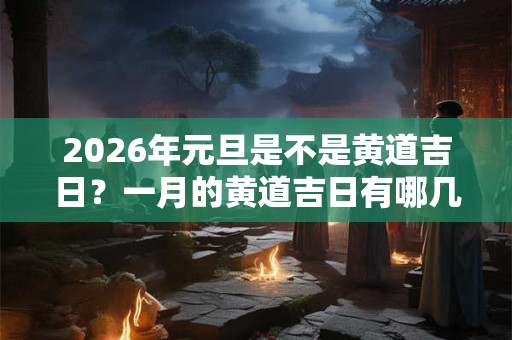 2026年元旦是不是黄道吉日？一月的黄道吉日有哪几天？