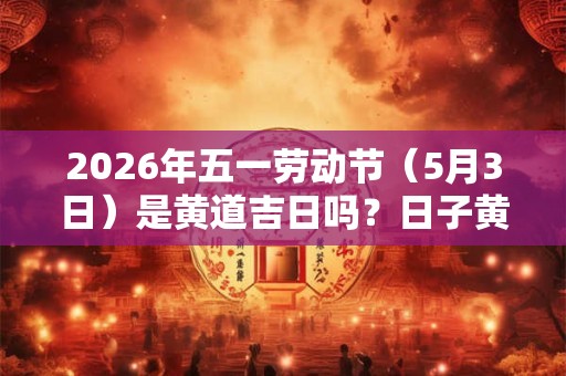 2026年五一劳动节（5月3日）是黄道吉日吗？日子黄历如何？