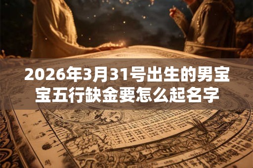 2026年3月31号出生的男宝宝五行缺金要怎么起名字 2026年3月31号出生的男宝宝五行缺金要怎么起名字