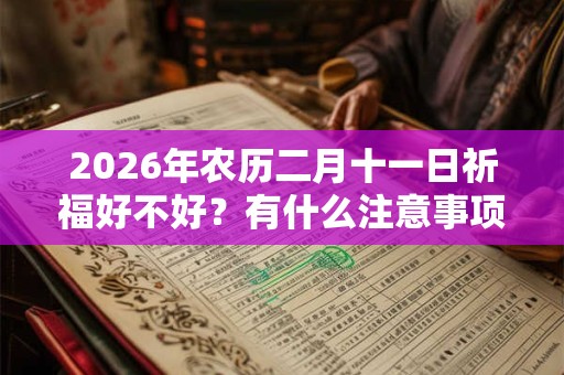 2026年农历二月十一日祈福好不好?有什么注意事项? 2026年农历二月十一日祈福好不好?有什么注意事项?
