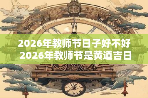 2026年教师节日子好不好 2026年教师节是黄道吉日吗