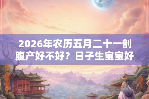 2026年农历五月二十一剖腹产好不好？日子生宝宝好吗？