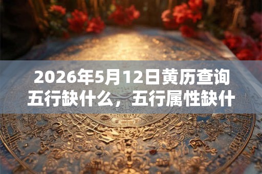 2026年5月12日黄历查询五行缺什么，五行属性缺什么