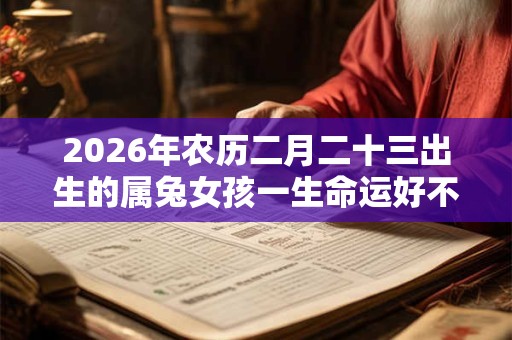 2026年农历二月二十三出生的属兔女孩一生命运好不好 2026年农历二月二十三出生的属兔女孩一生命运好不好
