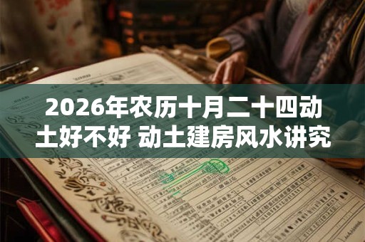 2026年农历十月二十四动土好不好 动土建房风水讲究 2026年农历十月二十四动土好不好 动土建房风水讲究