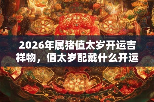 2026年属猪值太岁开运吉祥物，值太岁配戴什么开运？