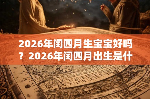 2026年闰四月生宝宝好吗?2026年闰四月出生是什么命? 2026年闰四月生宝宝好吗?2026年闰四月出生是什么命?