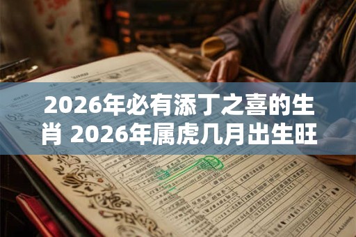 2026年必有添丁之喜的生肖 2026年属虎几月出生旺父母