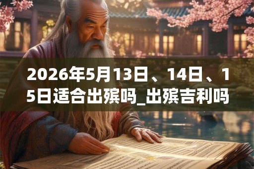 2026年5月13日、14日、15日适合出殡吗_出殡吉利吗 2026年5月13日、14日、15日适合出殡吗_出殡吉利吗