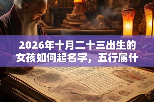 2026年十月二十三出生的女孩如何起名字,五行属什么 2026年十月二十三出生的女孩如何起名字,五行属什么