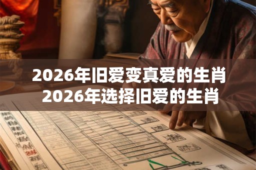 2026年旧爱变真爱的生肖 2026年选择旧爱的生肖