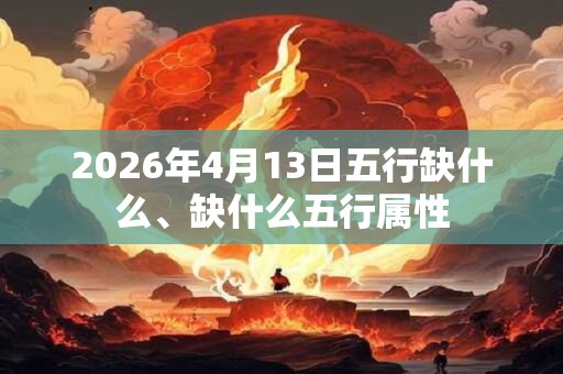 2026年4月13日五行缺什么、缺什么五行属性 2026年4月13日五行缺什么、缺什么五行属性