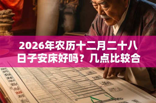 2026年农历十二月二十八日子安床好吗?几点比较合适? 2026年农历十二月二十八日子安床好吗?几点比较合适?