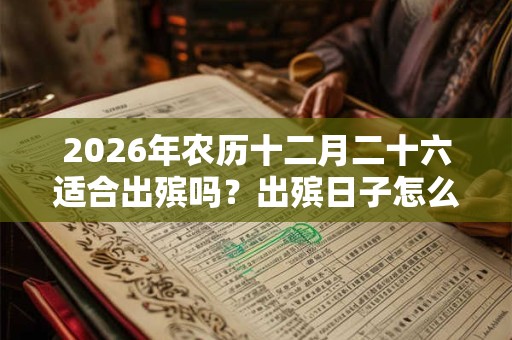2026年农历十二月二十六适合出殡吗?出殡日子怎么看? 2026年农历十二月二十六适合出殡吗?出殡日子怎么看?