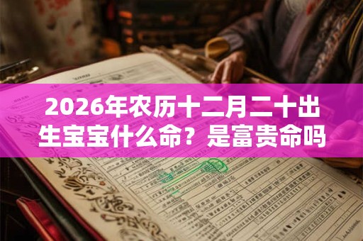 2026年农历十二月二十出生宝宝什么命?是富贵命吗? 2026年农历十二月二十出生宝宝什么命?是富贵命吗?