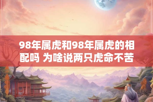 98年属虎和98年属虎的相配吗 为啥说两只虎命不苦