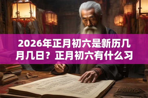 2026年正月初六是新历几月几日？正月初六有什么习俗？