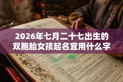 2026年七月二十七出生的双胞胎女孩起名宜用什么字,五行属什么 2026年七月二十七出生的双胞胎女孩起名宜用什么字,五行属什么