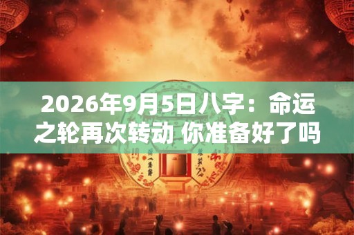 2026年9月5日八字：命运之轮再次转动 你准备好了吗