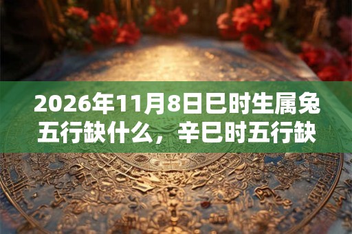 2026年11月8日巳时生属兔五行缺什么,辛巳时五行缺什么 2026年11月8日巳时生属兔五行缺什么,辛巳时五行缺什么