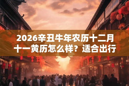 2026辛丑牛年农历十二月十一黄历怎么样？适合出行吗？