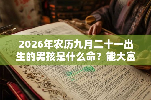 2026年农历九月二十一出生的男孩是什么命？能大富大贵？