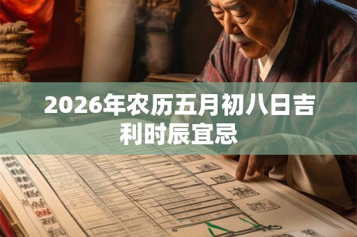 2026年农历五月初八日吉利时辰宜忌