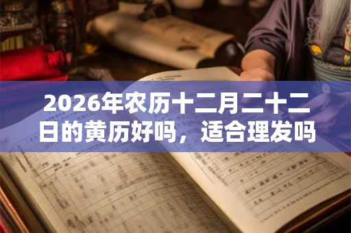 2026年农历十二月二十二日的黄历好吗,适合理发吗? 2026年农历十二月二十二日的黄历好吗,适合理发吗?