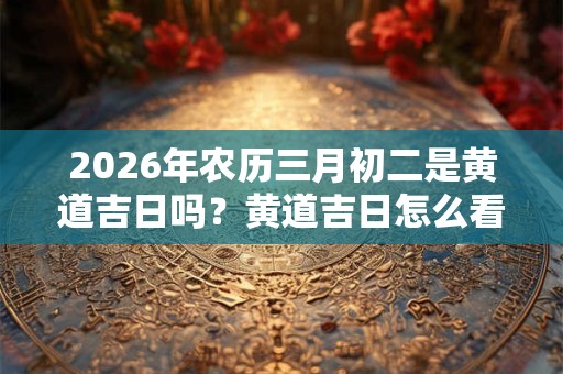 2026年农历三月初二是黄道吉日吗?黄道吉日怎么看? 2026年农历三月初二是黄道吉日吗?黄道吉日怎么看?