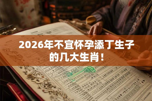 2026年不宜怀孕添丁生子的几大生肖！
