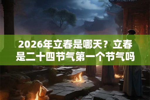 2026年立春是哪天？立春是二十四节气第一个节气吗？