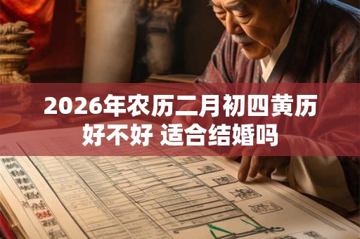 2026年农历二月初四黄历好不好 适合结婚吗