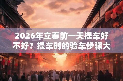 2026年立春前一天提车好不好?提车时的验车步骤大全! 2026年立春前一天提车好不好?提车时的验车步骤大全!