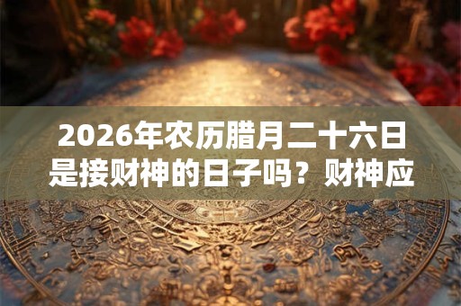 2026年农历腊月二十六日是接财神的日子吗？财神应该怎么接？