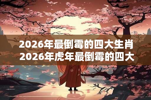 2026年最倒霉的四大生肖 2026年虎年最倒霉的四大生肖 2026年最倒霉的四大生肖 2026年虎年最倒霉的四大生肖