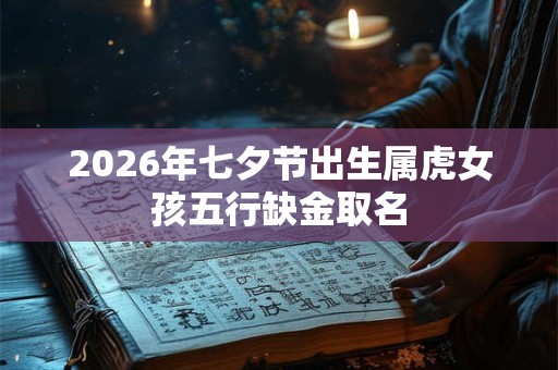2026年七夕节出生属虎女孩五行缺金取名