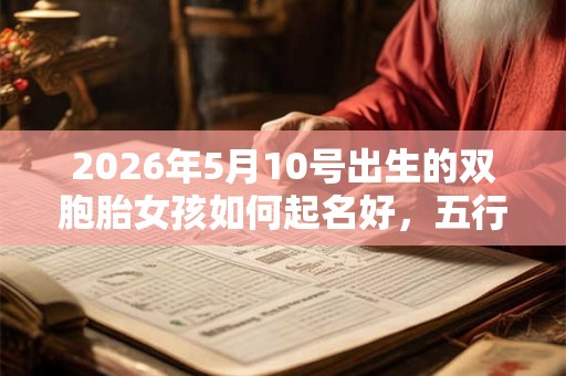 2026年5月10号出生的双胞胎女孩如何起名好，五行属什么？